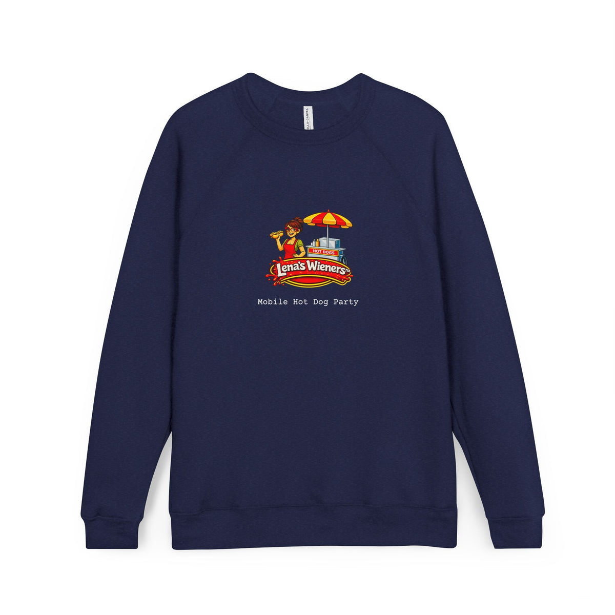 Lena's Wieners Sponge Fleece Raglan Sweatshirt