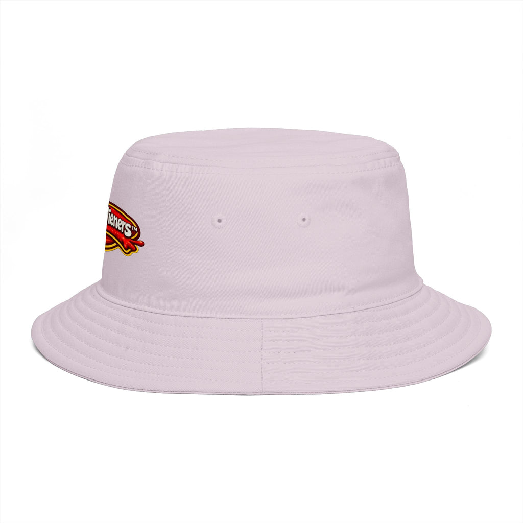 Lena's Wieners Embroidered Bucket Hat — Retro Hot Dog Logo Cap