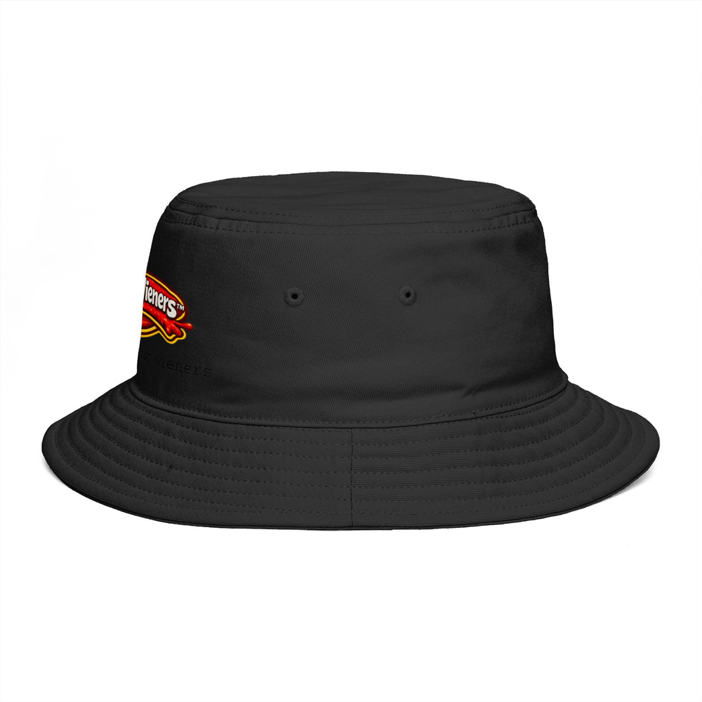 Nobody Beats Lena's Wieners Embroidered Bucket Hat — Retro Hot Dog Logo Cap