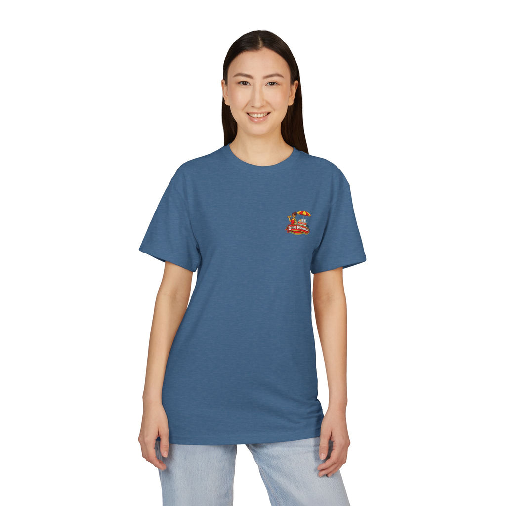 Lena's Wieners Unisex Sueded T-Shirt