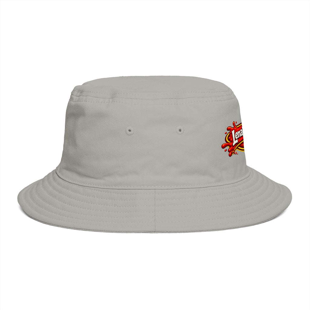 Lena's Wieners Embroidered Bucket Hat — Retro Hot Dog Logo Cap