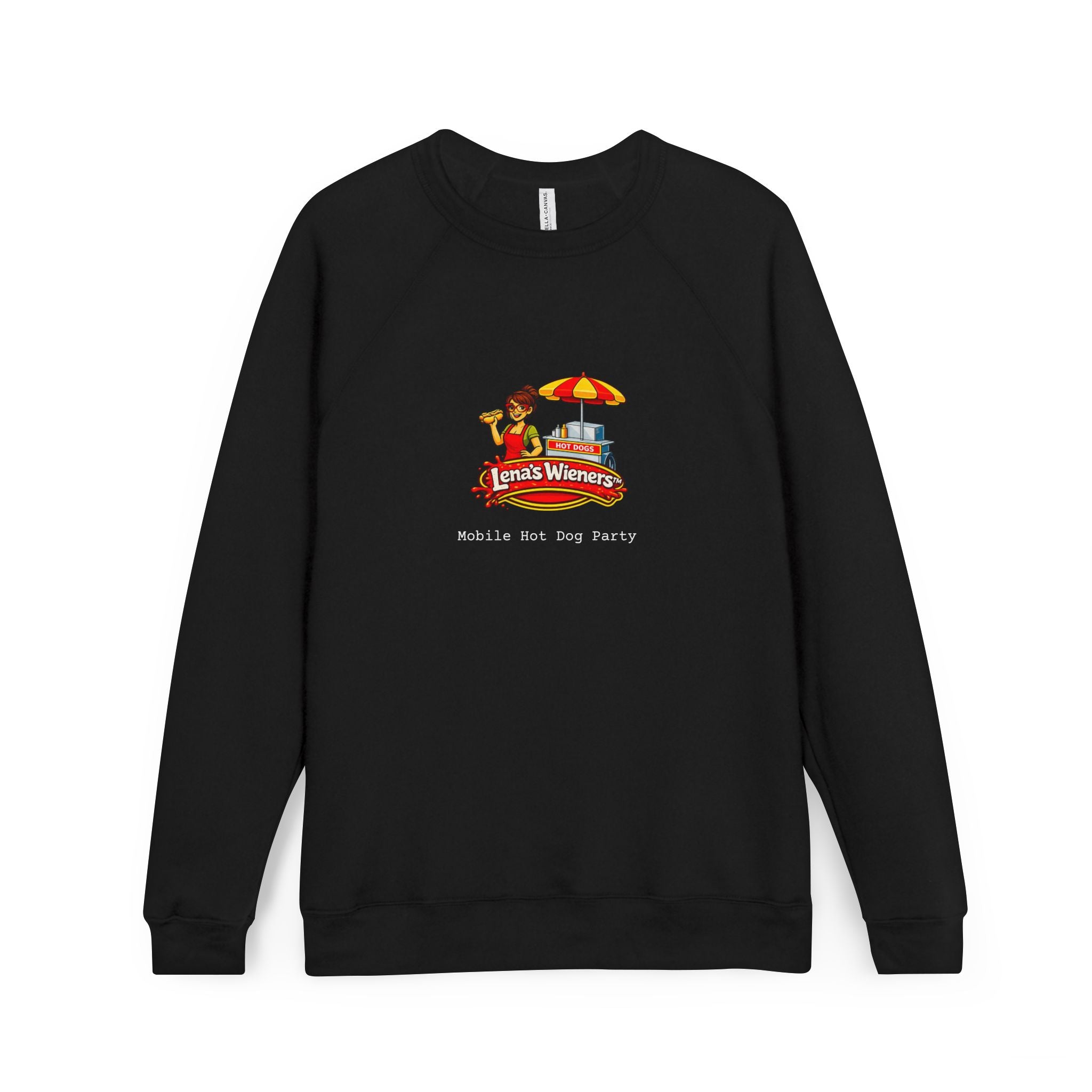 Lena's Wieners Sponge Fleece Raglan Sweatshirt