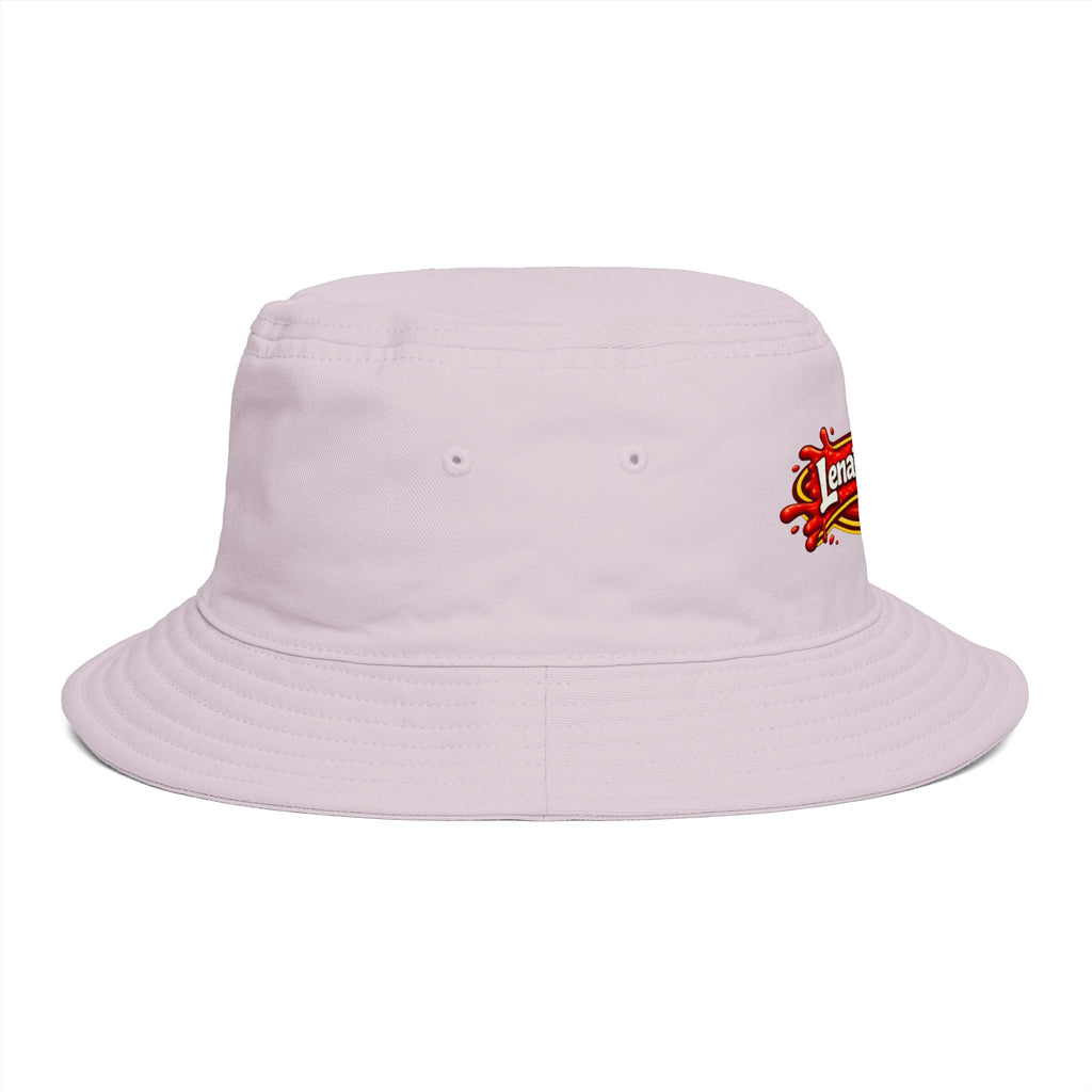 Lena's Wieners Embroidered Bucket Hat — Retro Hot Dog Logo Cap