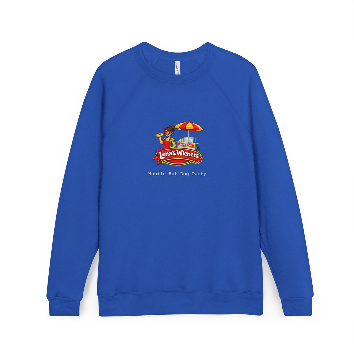 Lena's Wieners Sponge Fleece Raglan Sweatshirt