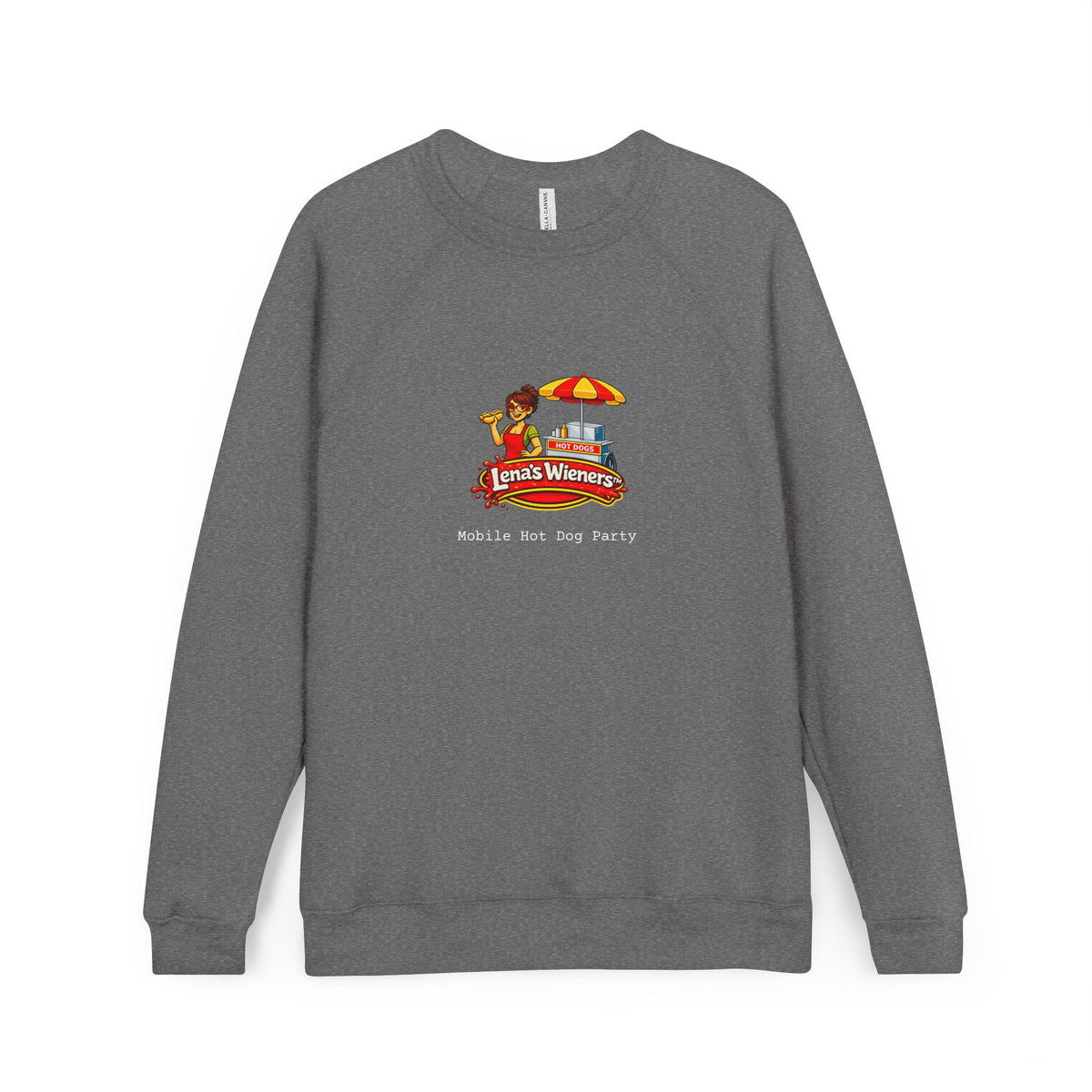 Lena's Wieners Sponge Fleece Raglan Sweatshirt